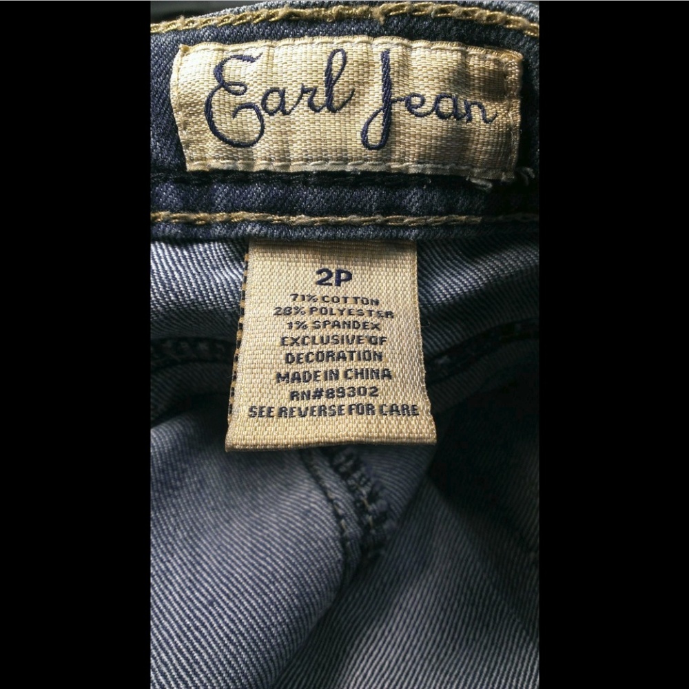 Earl Jeans Bling Embellished Women 2P Petites #739 - Picture 9 of 10